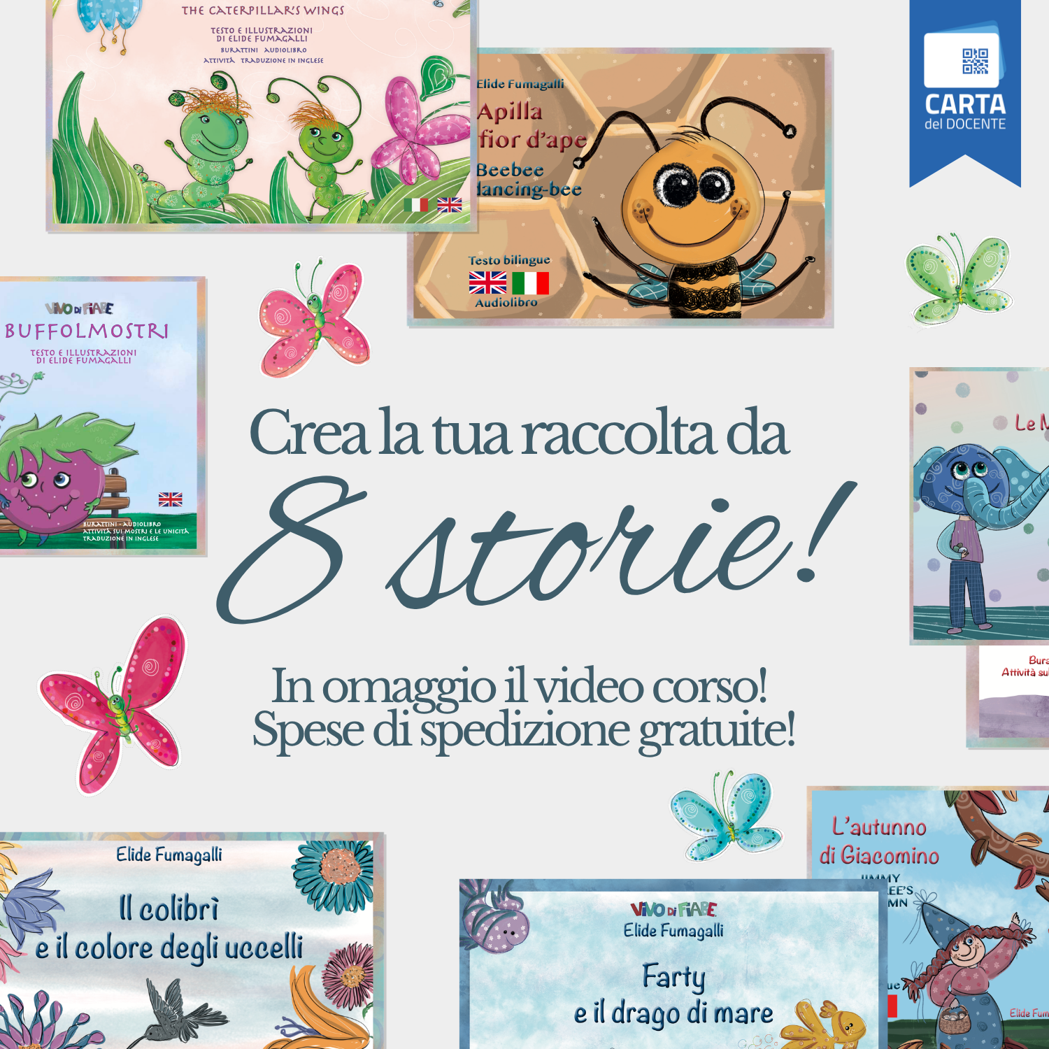 Crea la tua raccolta da 8 storie!